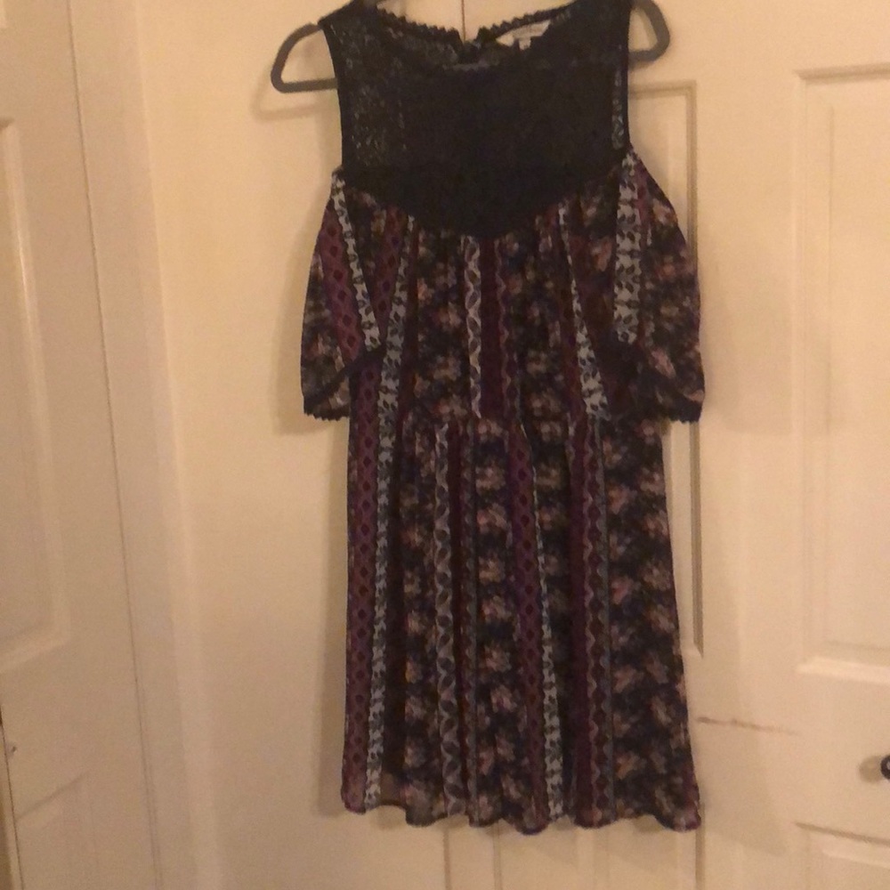 Cold shoulder dress